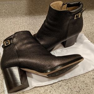 Jimmy Choo Method Metallic Leather Ankle Boot